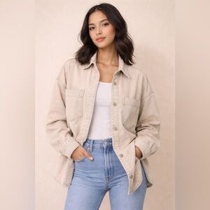 ZARA PINK OVERDYED DENIM JACKET Size Medium NWOT​